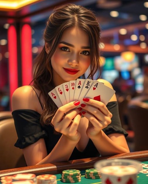Teen Patti card hand examples displayed in dealer format