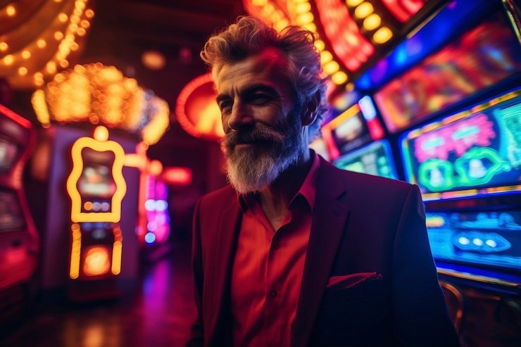 No Commission Baccarat betting interface with Player, Banker, and Tie options
